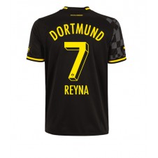 Borussia Dortmund Giovanni Reyna #7 Bortatröja 2022-23 Korta ärmar